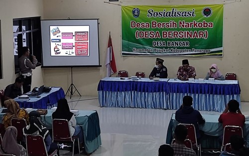 Basmi Narkoba, Pemdes Bancar Gelar Sosialisasi 'Bersinar'