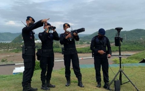 Polisi Lumpuhkan 21 Drone saat Pramusim MotoGP Mandalika  