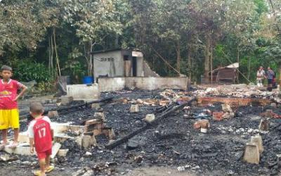 Diduga Korseleting, Rumah Warga Pangkalan Batang Barat Ludes