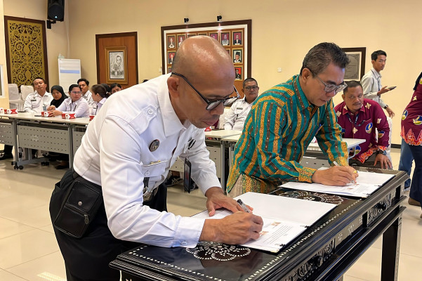 Lapas Bengkalis dan PT Bumi Laksamana Jaya Bangun Sumur Bor dan Tower Air