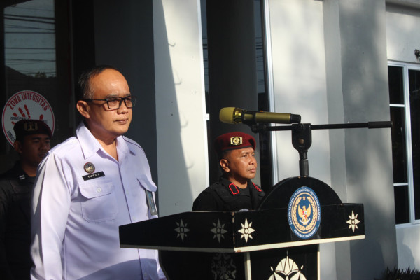 Lapas Kelas IIA Bengkalis Gelar Apel Siaga Pengamanan Nataru