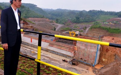 Jokowi Targetkan Waduk Gondang Selesai Tahun Depan