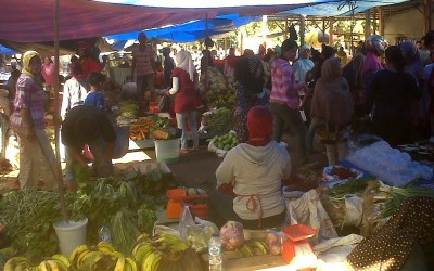 Akibat Asap Distribusi Sembako di Pekanbaru Terganggu