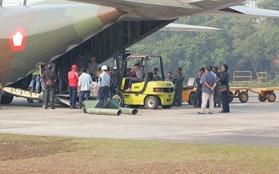 BNPB Sudah Tebar Garam 36,5 Ton di Langit Riau