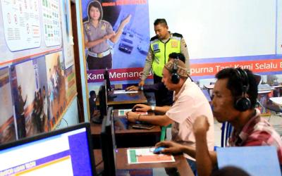 Polres Rohul Gunakan Teknologi AVIS untuk Ujian SIM