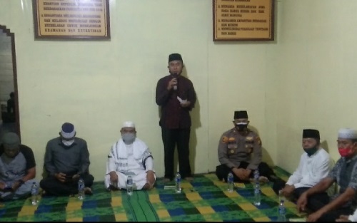 Kapolsek Doa Bersama Tempati Pos Bhabinkamtibmas