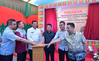 Bank Riau Kepri Pasar Pusat jadi Cabang Pekanbaru