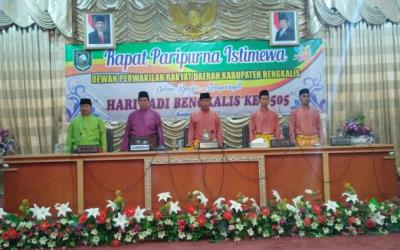 Hari Jadi Bengkalis ke-505, Dewan Gelar Paripurna