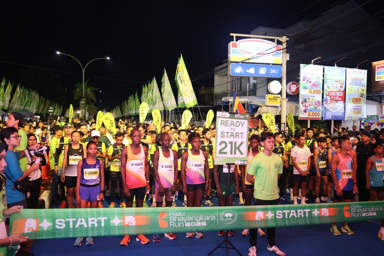 15.080 Pelari Ramaikan Riau Bhayangkara Run 2026