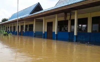 Empat Kabupaten di Riau Masih Terendam Banjir