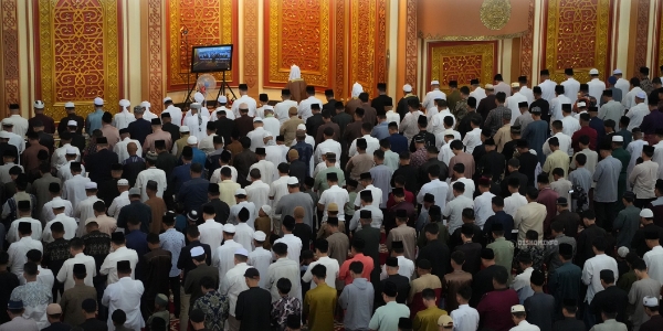 Pemerintah Kabupaten Rokan Hulu Gelar Shalat Idul Fitri 1447 H di Masjid Agung Islamic Center