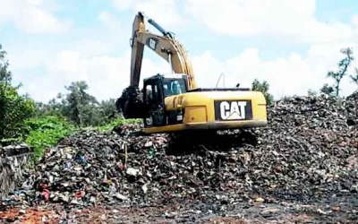 Diduga CPU Alat Berat DLH Rohul Lenyap Digondol Maling