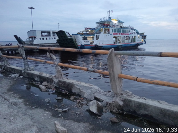 Pagar Dermaga Pelabuhan BLJ Ditabrak Kapal RoRo, Ini Kata Kadishub