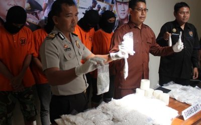 Polisi Amankan 45 Ribu Butir Narkoba Jenis Doubel L