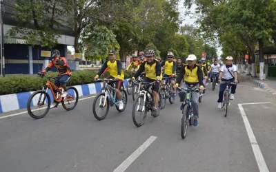 Semarak Fun Bike Kapolres Ponorogo Bersama Masyarakat 