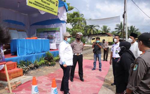 Bupati Siak Pantau Pos Penyekatan di Minas dan Kandis