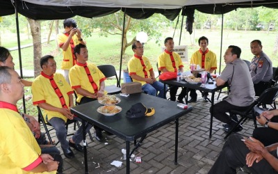 Kapolresta Tangerang Audensi Hap Kong Phin On