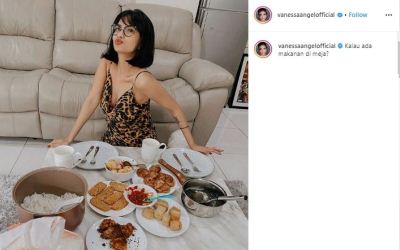 Tak Pakai Bra saat Makan, Vanessa Angel: Gerah, Bro!