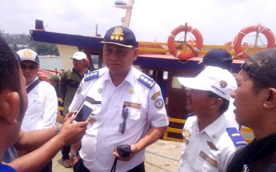 KM Binawa Nusantara 111 Tiba di Dermaga Nias Selatan