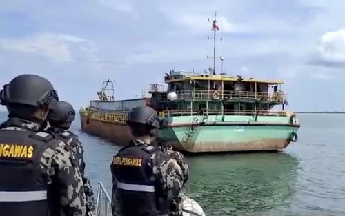 KKP Hentikan Penambangan Pasir Laut Ilegal di Pulau Rupat