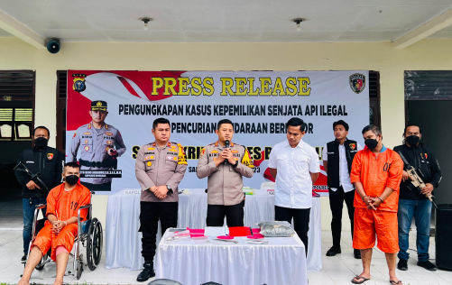 Anggota Polres Bengkalis Tertembak Saat Menangkap Pelaku Curanmor