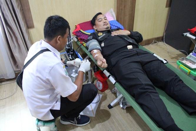 Peringati Hari Pengayoman, Kantor Imigrasi Bengkalis Gelar Donor