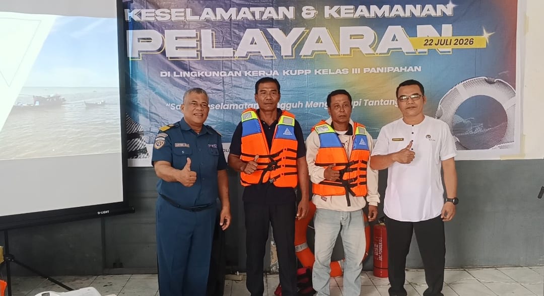UPP Kelas III Panipahan Rohil Gelar Sosialisasi Keselamatan Nelayan