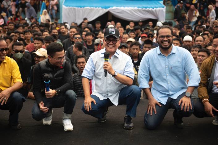 Rusli Zainal Turun Gunung Bakar Semangat BM 02 Menangkan Prabowo-Gibran