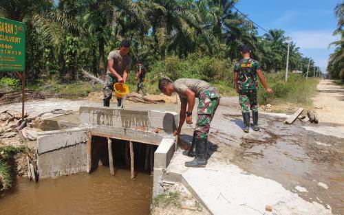 Terkait Pembuatan Box Culvert, Ini Kata Dansatgas TMMD 113