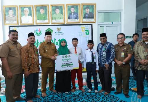 Peringati 10 Muharam, Baznas Siak Santuni 100 Anak Yatim