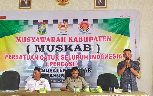 Zainul Aziz Pimpin Percasi Kampar untuk Periode 2023-2027