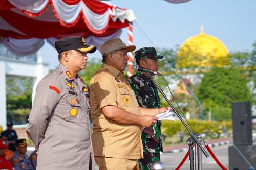 Siaga Darurat Bencana Karhutla, Pemkab Siak Apel Gelar Pasukan