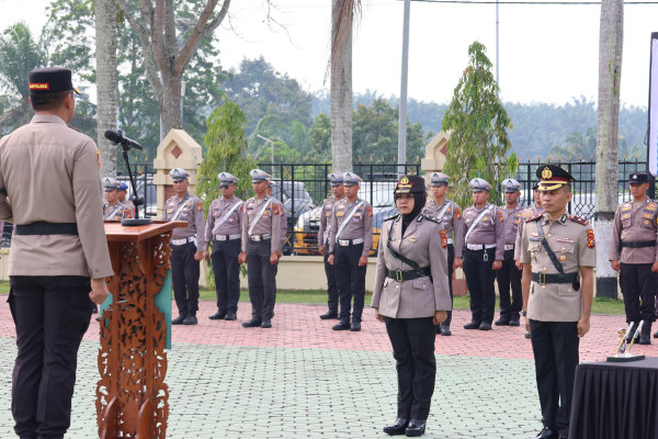 Kapolres Siak AKBP Sepuh, Gelar Upacara Sertijab Wakapolres