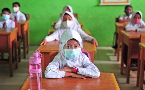 Belum Vaksin, Pelajar di Pekanbaru Hanya Diizinkan Belajar Daring