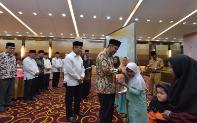 Bank Riau Kepri Santuni 1.379 Anak Yatim Pekanbaru