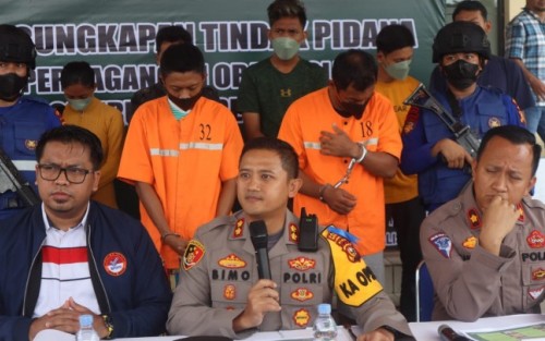 Polres Bengkalis Tangkap Pelaku TPPO, 8 Korban Diserahkan ke BP3MI