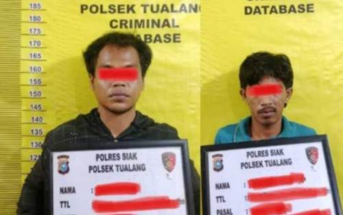 2 Pelaku Pembobol Rumah di Siak Ditangkap Polisi, 1 Orang DPO