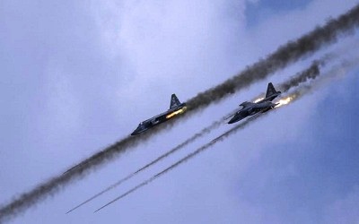 Jet Tempur Rusia Bombardir Militan di Suriah 