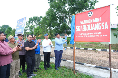 Stadion Mini Sri Bijuangsa Diharapkan jadi Pemersatu Masyarakat