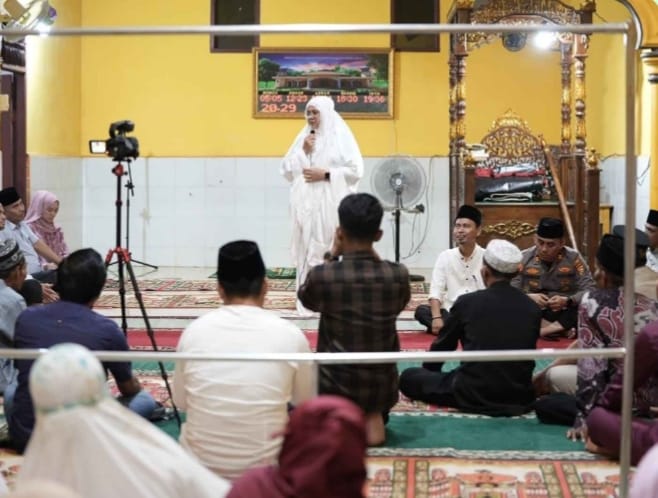 Safari Ramadan di Sabak Auh, Pemkab Siak Salurkan Zakat dan Tekankan Pelayanan Ikhlas