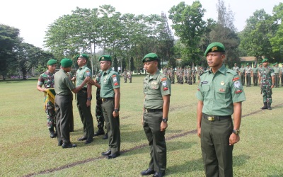 74 Personel Yonif 113/Jaya Sakti Naik Pangkat