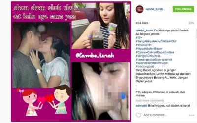 Foto Ciuman Al Anak Ahmad Dhani dengan Alyssa Beredar