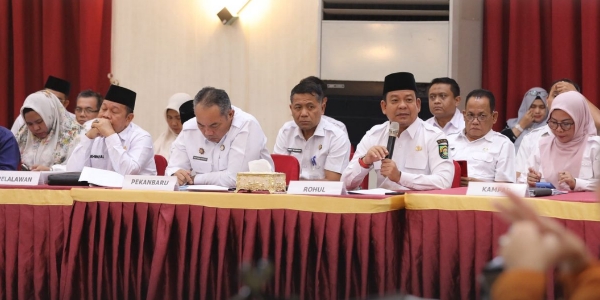 Hadiri TPID Riau, Wabup Rohul Paparkan Strategi Pengendalian Inflasi