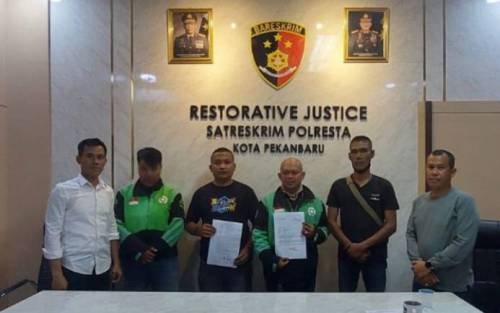 Sempat Cekcok, Driver Ojol dan Security Citraland Berdamai