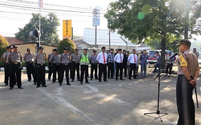 Pimpin Apel Polsek Klari, Kapolres Tekankan Poin Penting