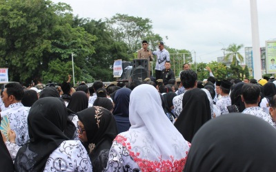 Guru Inhu Protes Potongan Tambahan Penghasilan Pegawai