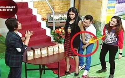 Hebooh, Jessica Iskandar Pegang Mr P Raffi Ahmad