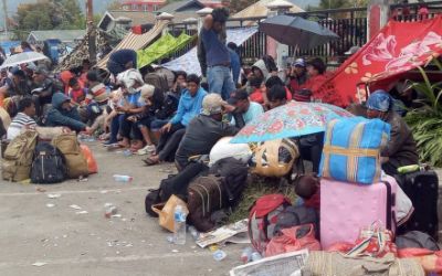 Lebih dari 15.000 Pengungsi Keluar dari Wamena