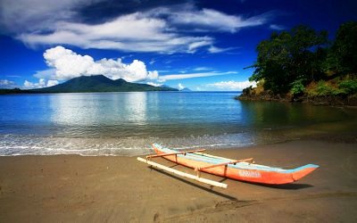 Pesona Wisata Senja Pantai Marinbati Desa Gamtala