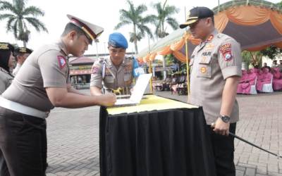 Polres Malang Laksanakan Apel Pencanangan Komitmen